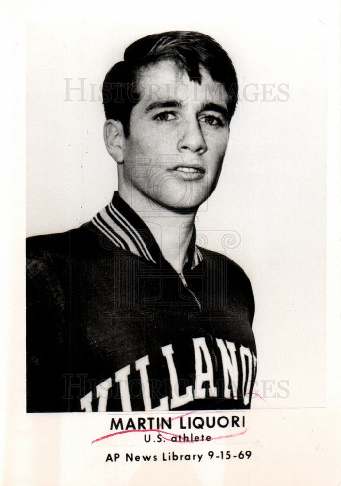 1969 Press Photo Martin Liquori U.S. Athlete - Historic Images