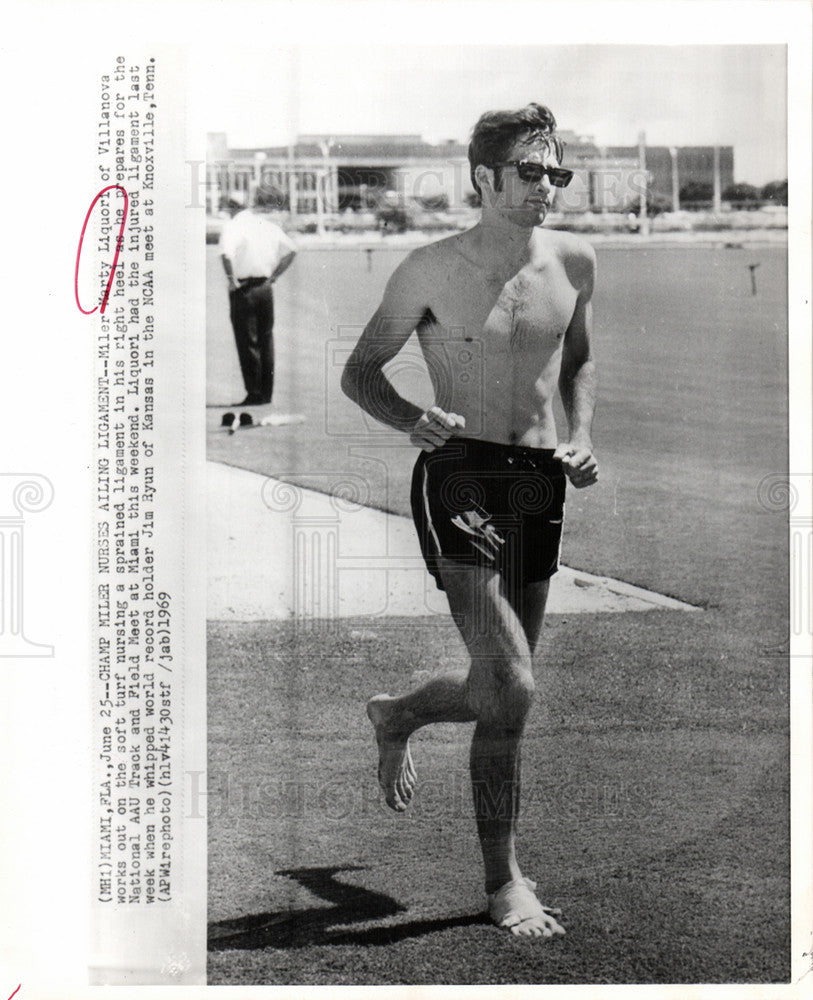 1969 Press Photo Marty Liquori  American Runner - Historic Images