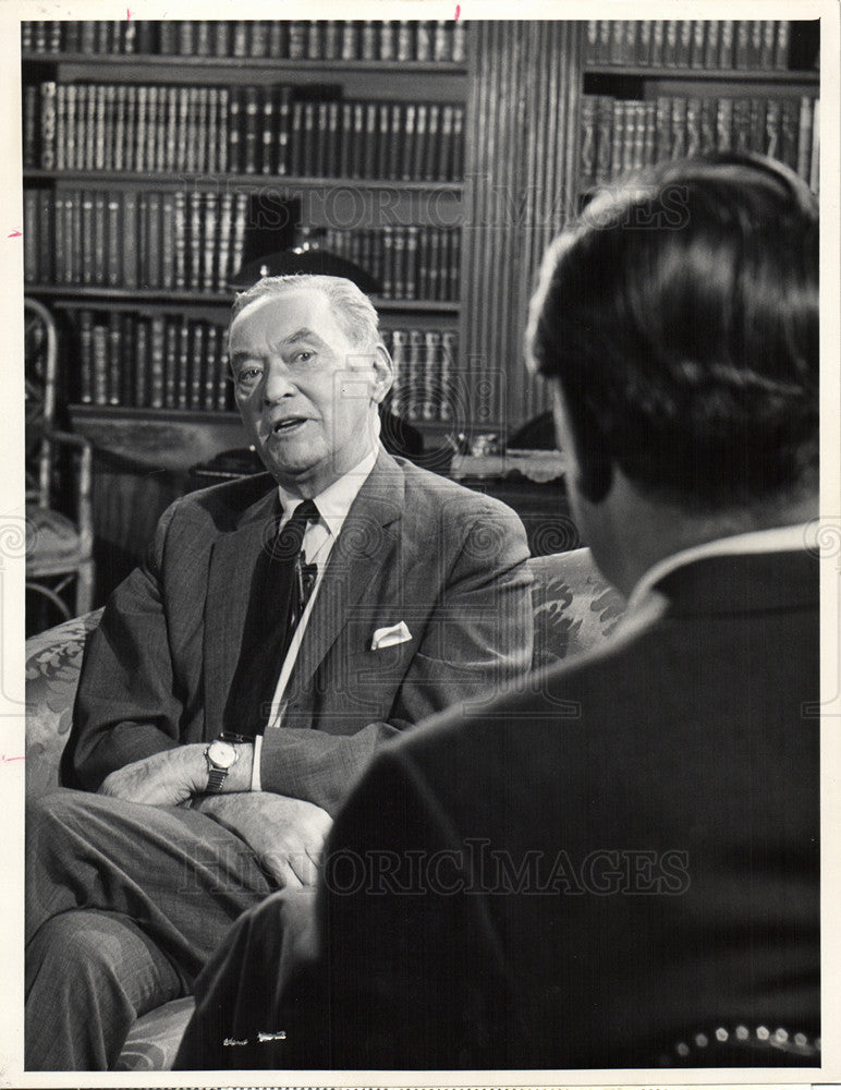 1964 Press Photo Walter Lippmann political commentator. - Historic Images