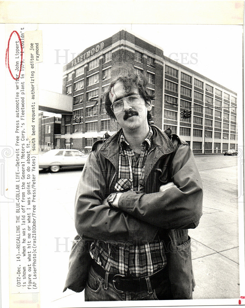 1987 Press Photo John Lippert Automotive GM Detroit - Historic Images