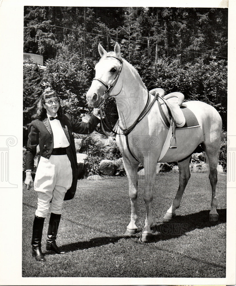 1961 Press Photo Lippizan Lippizaner show horse - Historic Images