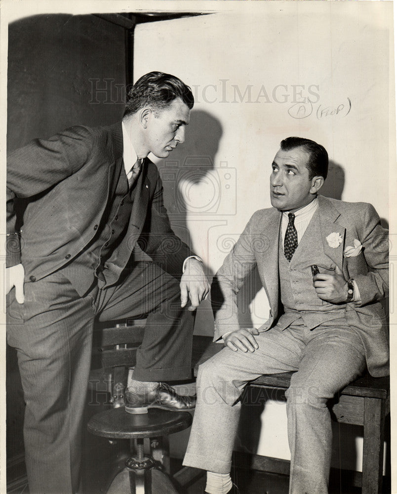 Press Photo CLIFF Keene with fondeo - Historic Images