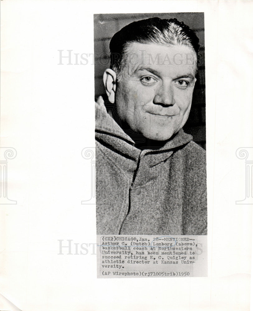 1950 Press Photo Arthur C. Lonborg, succeed - Historic Images