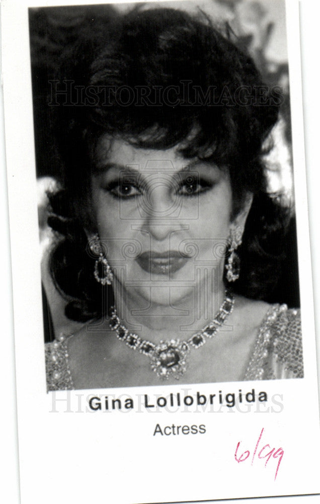 1999 Press Photo Gina lollobrigida actress NIAF - Historic Images