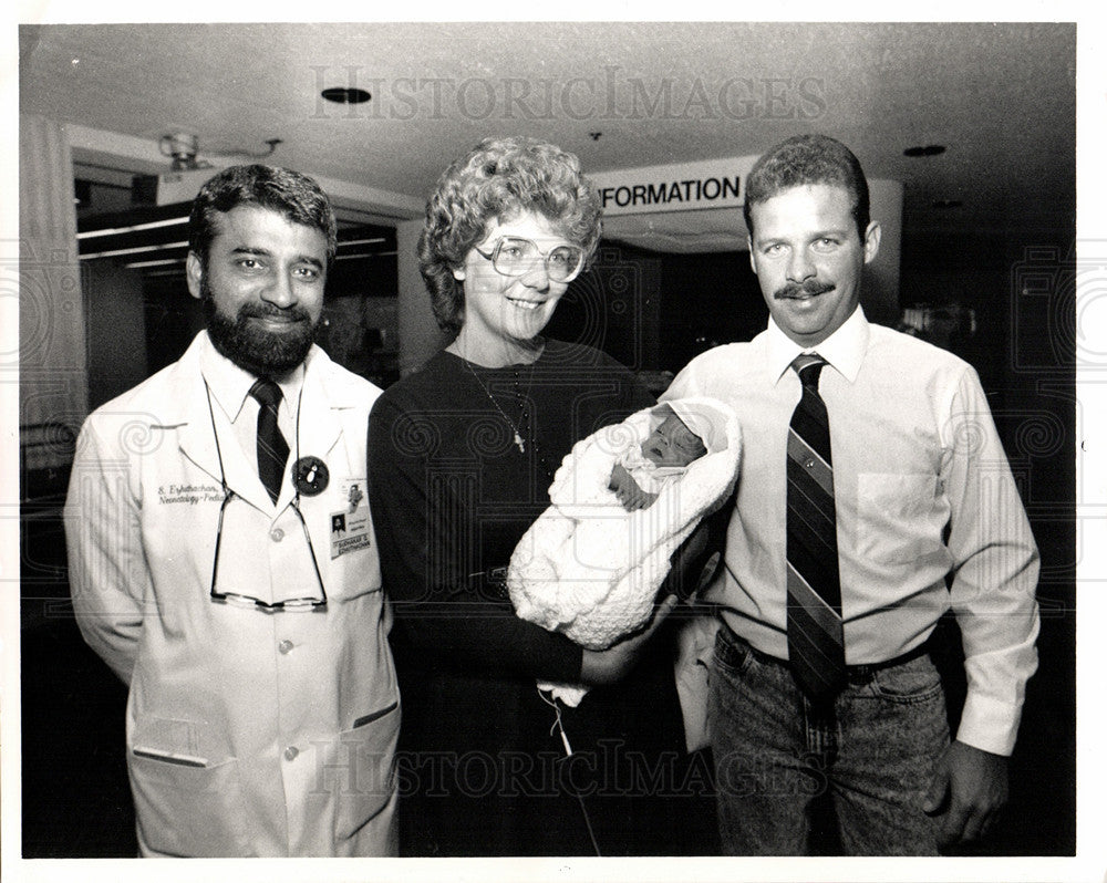 1988 Press Photo Pamela David Lollie quadruplets Jason - Historic Images