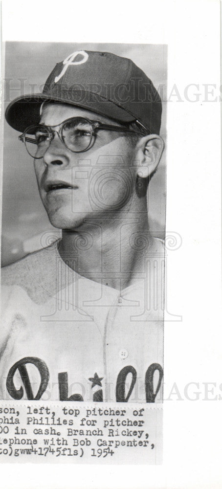 1954 Press Photo Jack Lohrke american baseman - Historic Images