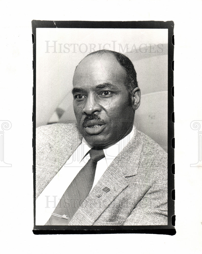 1989 Press Photo Ernest Ernie Lofton UAW official - Historic Images