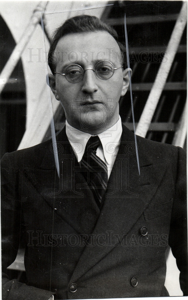 1935 Press Photo Prince Hubertus Lowenstein Germany - Historic Images