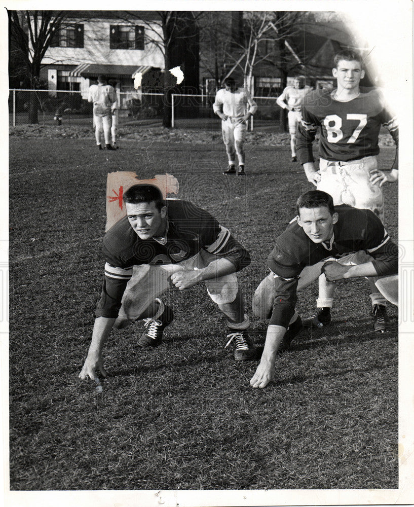 Press Photo Mike Lodish Buffalo Bills Broncos - Historic Images