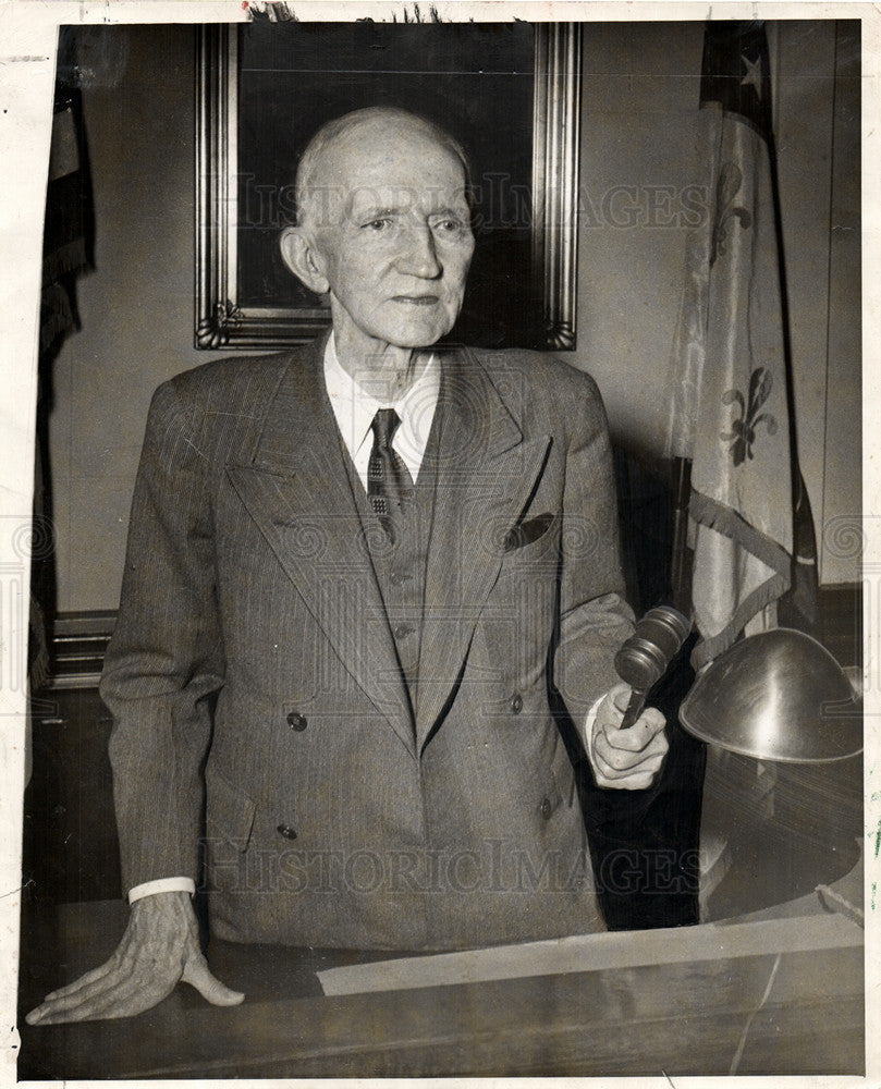 1946 Press Photo Bangs gavel John C Gidyl - Historic Images