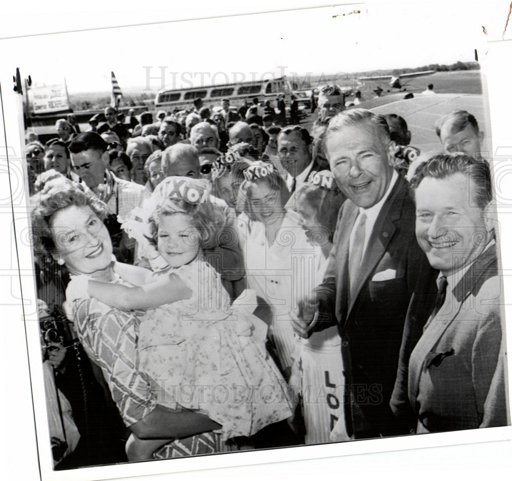 1960 Press Photo Henry Cabot Lodge nelson rockefeller - Historic Images