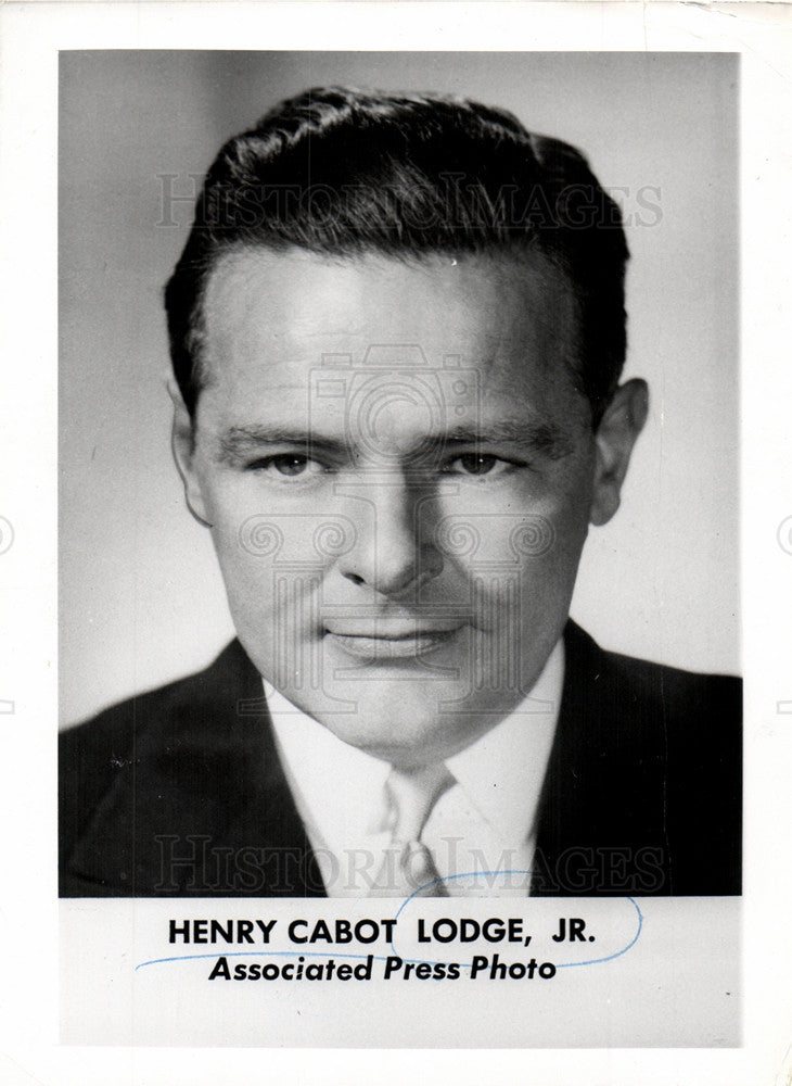 1950 Press Photo Cabot Lodge Senator from Massachusetts - Historic Images