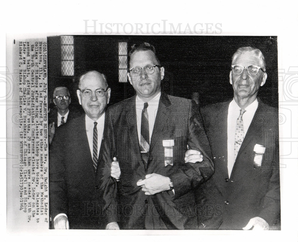 1964 Press Photo Methodist College of Bishops - Historic Images