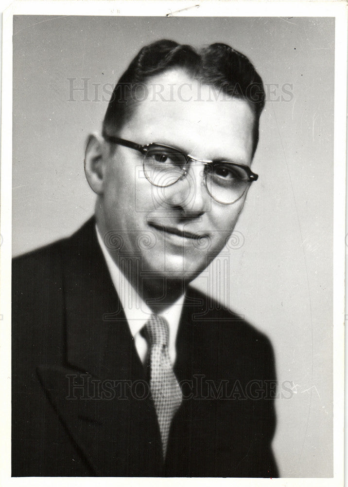 1956 Press Photo Methodist Church Dwight Loder Bishop - Historic Images