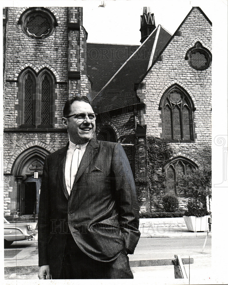 1964 Press Photo Methodist Church Dwight Loder Religion - Historic Images