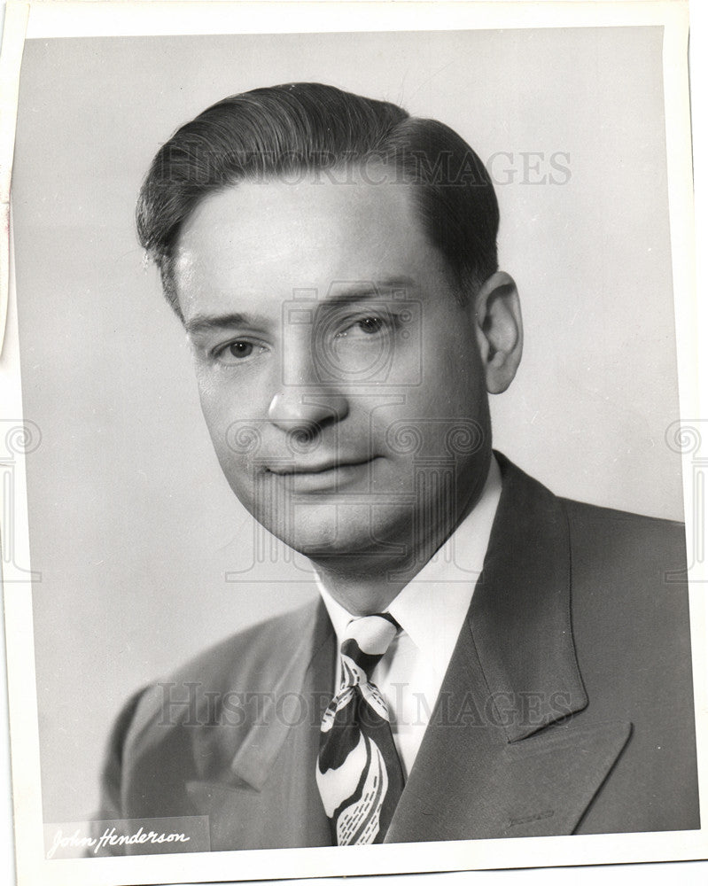 1954 Press Photo Lockwood, Rodney M Jr CEO - Historic Images