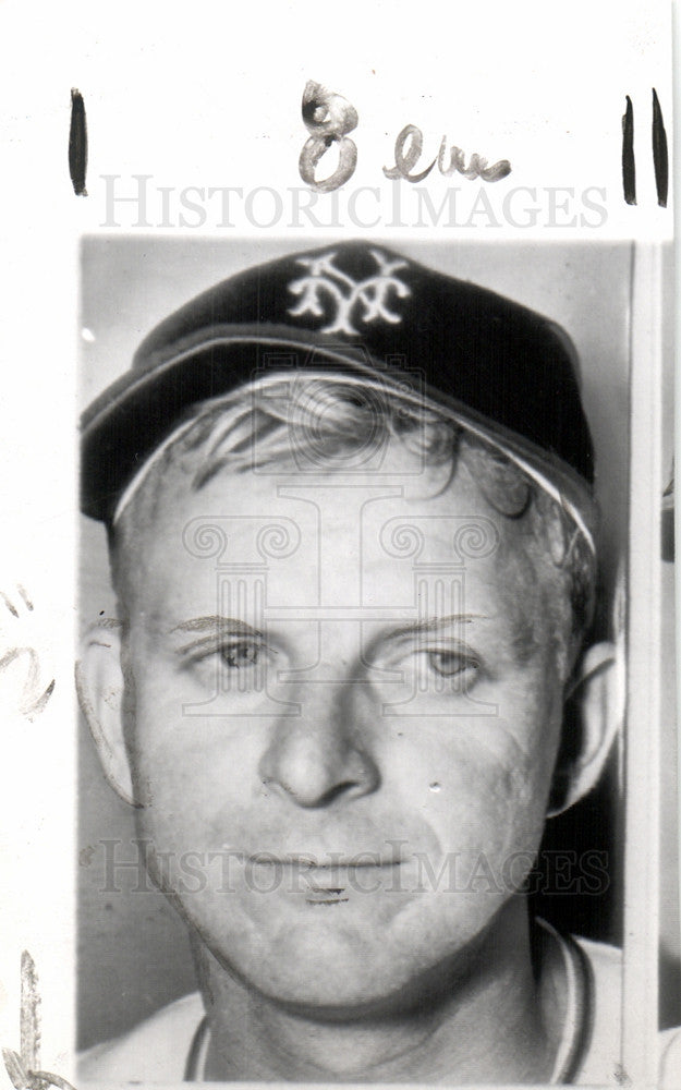 1952 Press Photo Whitey Lockman American Baseman - Historic Images