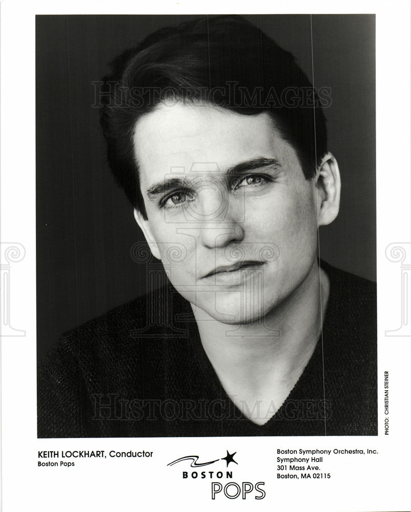 Press Photo Keith Lockhart conductor Boston Pops - Historic Images