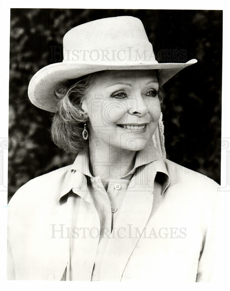 1984 Press Photo June Lockhart American TV actress - Historic Images