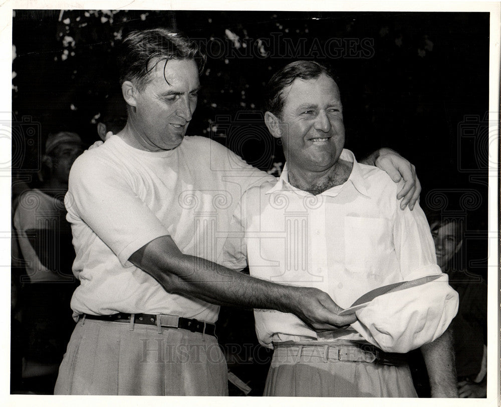 1955 Press Photo Bobby Locke South African golfer - Historic Images