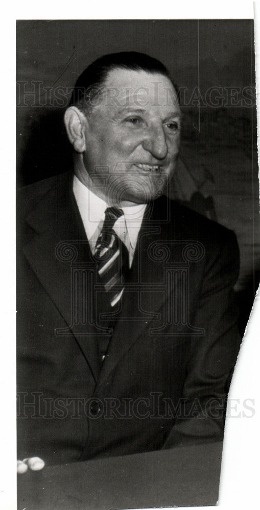 1943 Press Photo John Hans Lobert MLB Manager Philadelp - Historic Images