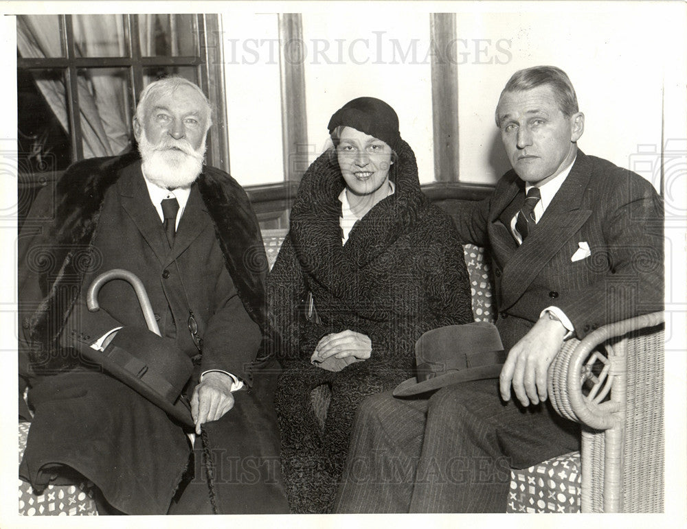 1933 Press Photo Adolf Lorenz orthopedic surgeon - Historic Images