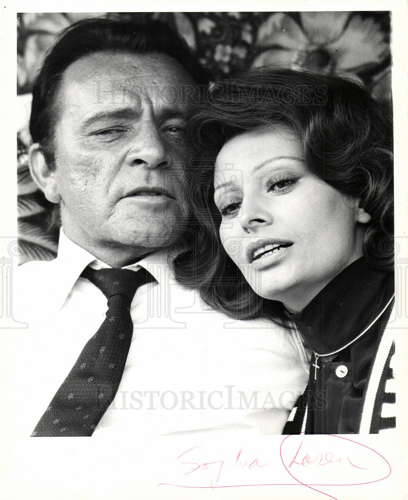 1974 Press Photo Sophia Loren Actress - Historic Images