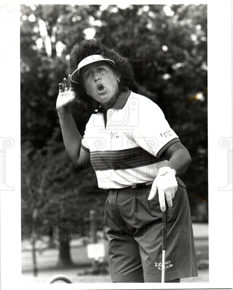1992 Press Photo Golf Nancy Lopez Dearborn Van Patrick - Historic Images