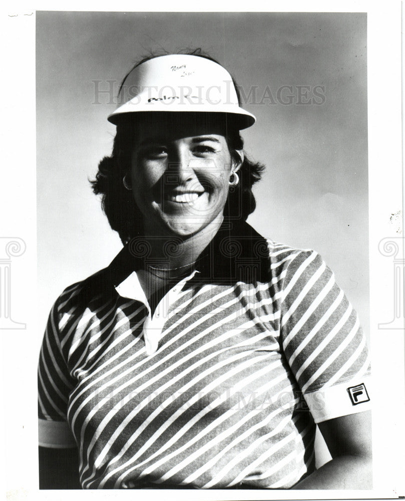 Press Photo Nancy Lopez American LPGA Sport - Historic Images