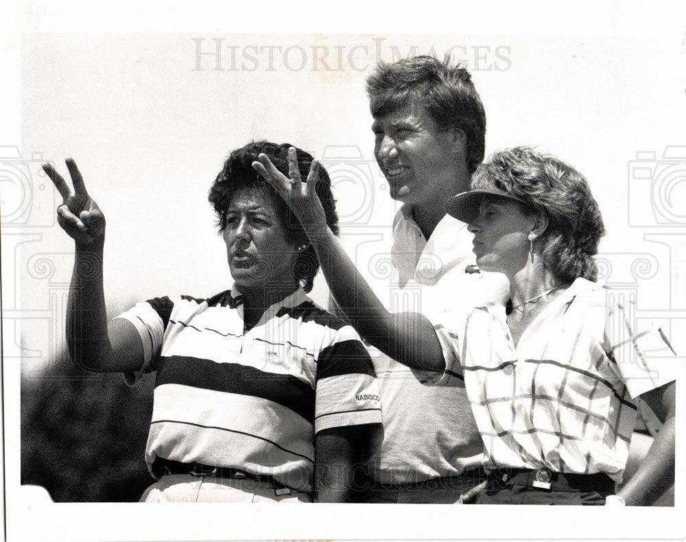 1989 Press Photo Nancy Lopez American golfer. - Historic Images