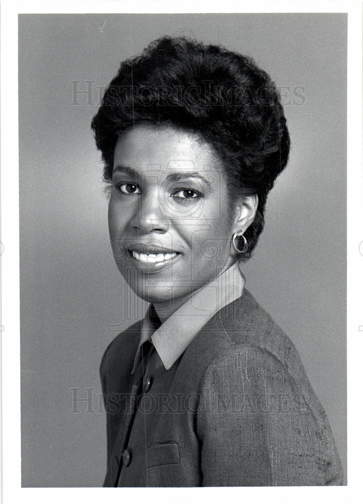 1990 Press Photo Kay Lowry medical reporter WJBK-TV - Historic Images