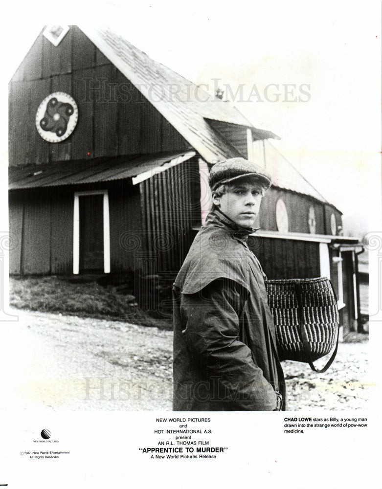 1988 Press Photo Chad Lowe American actor - Historic Images