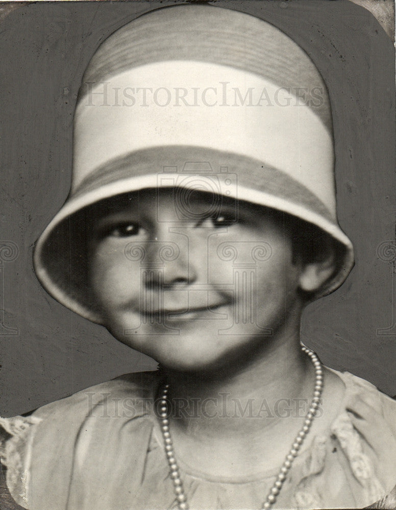 1927 Press Photo Janet Loomis American child - Historic Images