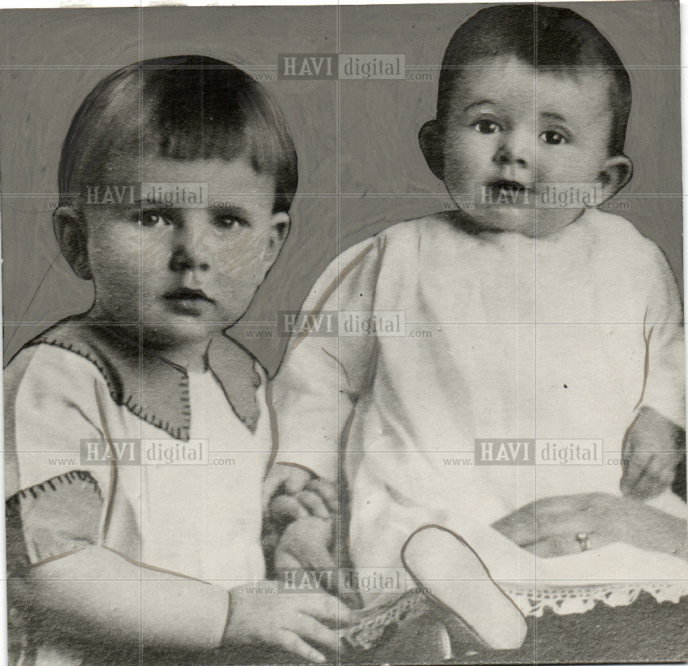1927 Press Photo Dr. Frank Loomis children Janet Frank - Historic Images