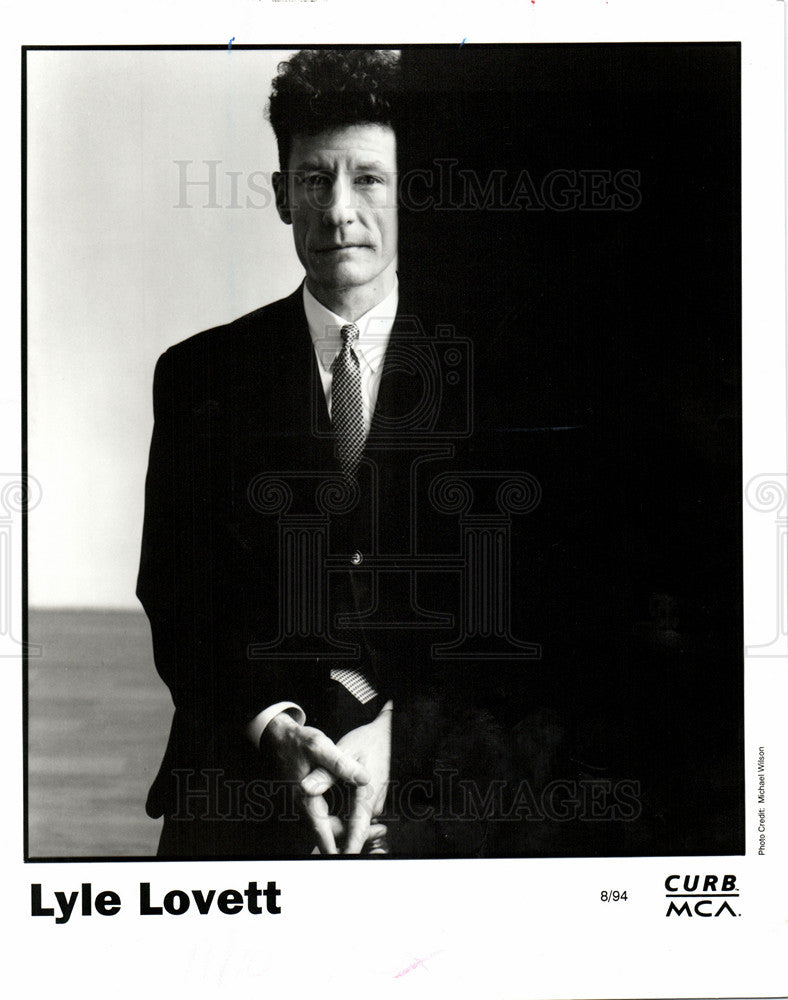 Press Photo Lyle Lovett American singer actor - Historic Images