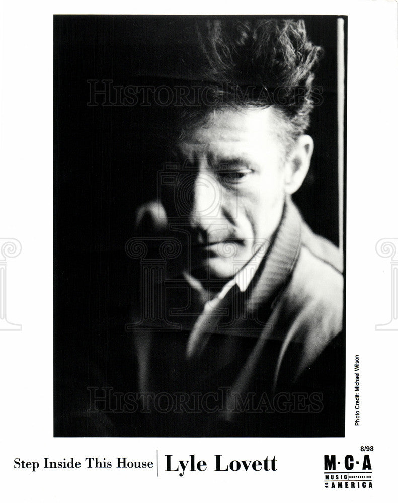 1998 Press Photo Lyle Lovett singer actor songwriter - Historic Images