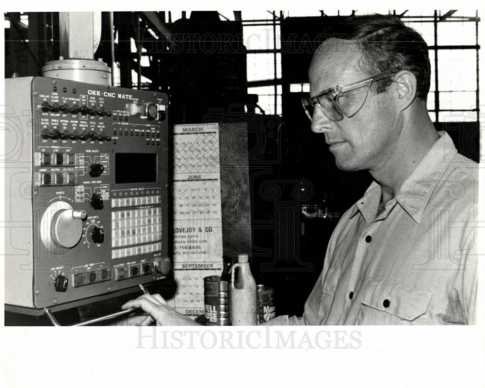 1984 Press Photo Jack Lousma NASA astronaut Politician - Historic Images