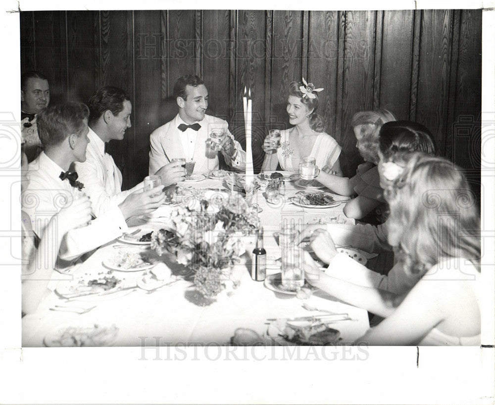 1941 Press Photo Actress Louise Michigan University - Historic Images