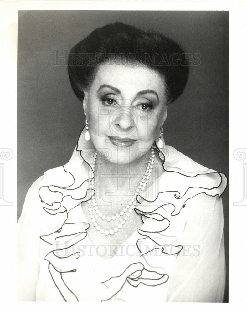 1988 Press Photo Lucille Lortel American actress - Historic Images