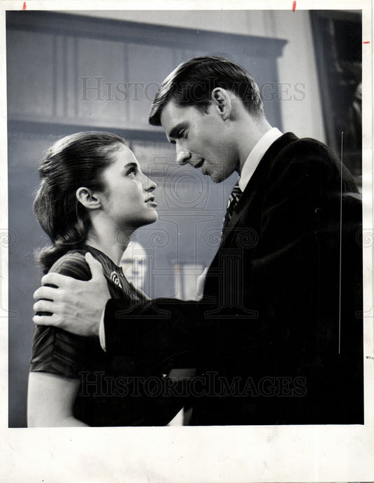 1962 Press Photo Lynn Loring actress burt brinckerhoff - Historic Images