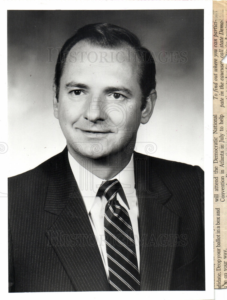 1988 Press Photo Albert Lorenzo, Pres, Macomb Community - Historic Images