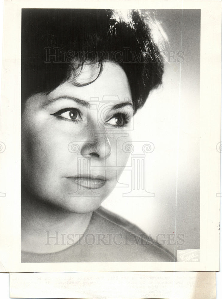 1970 Press Photo Christa Ludwig Walter Berry - Historic Images