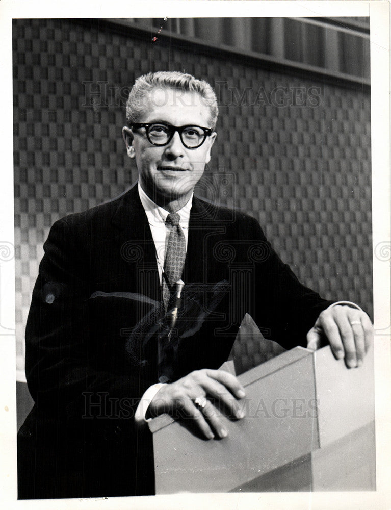 1962 Press Photo Allen Ludden Password TV show host - Historic Images