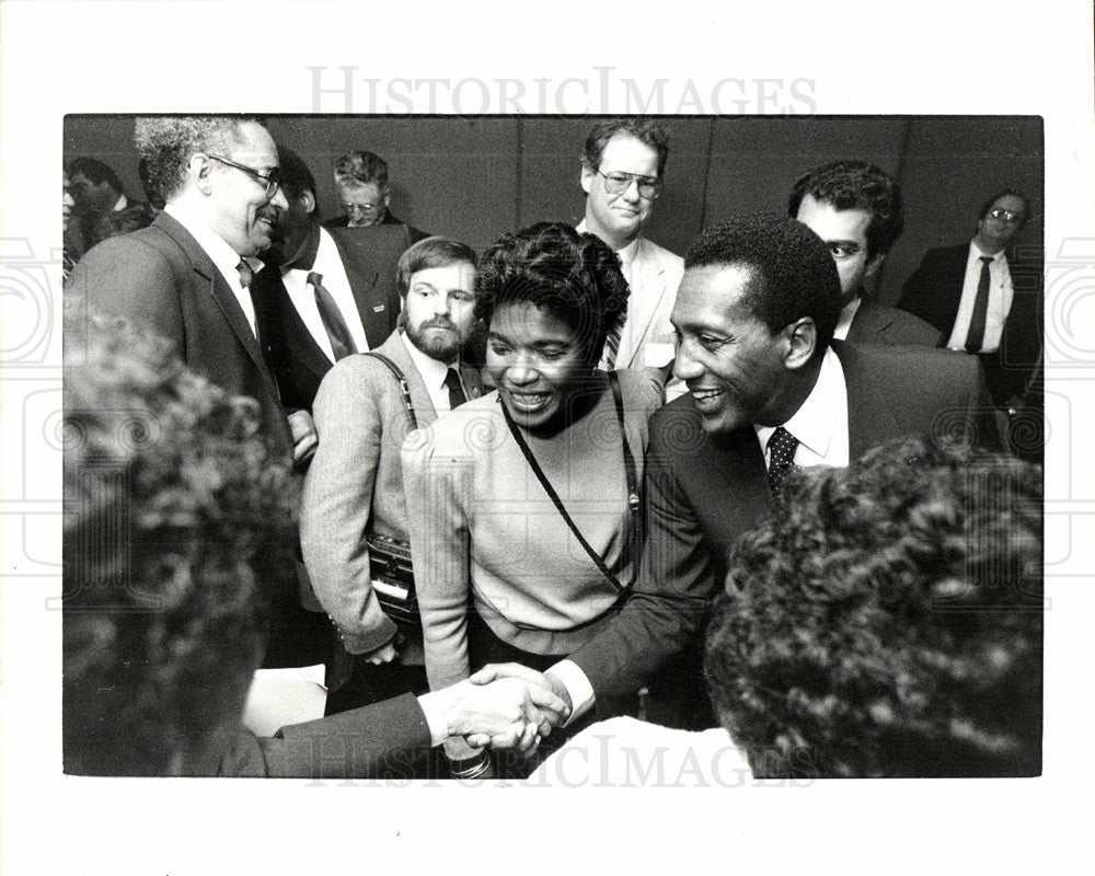 1985 Press Photo Lucas Michigan executive - Historic Images