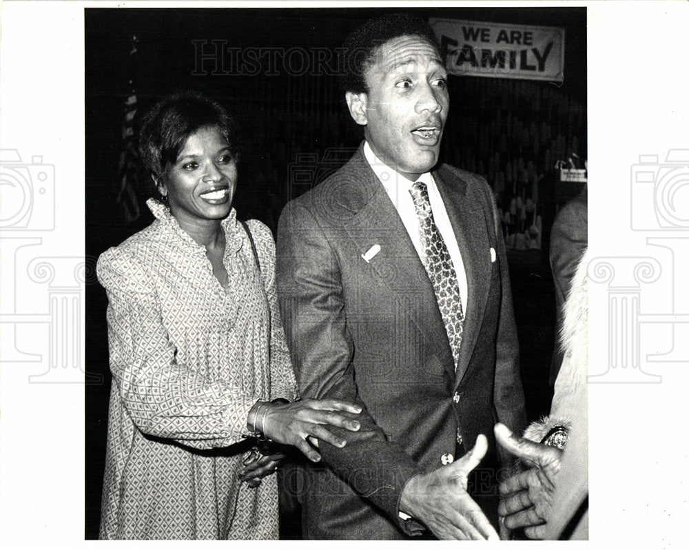 1982 Press Photo Wayne County Executive William Lucas - Historic Images