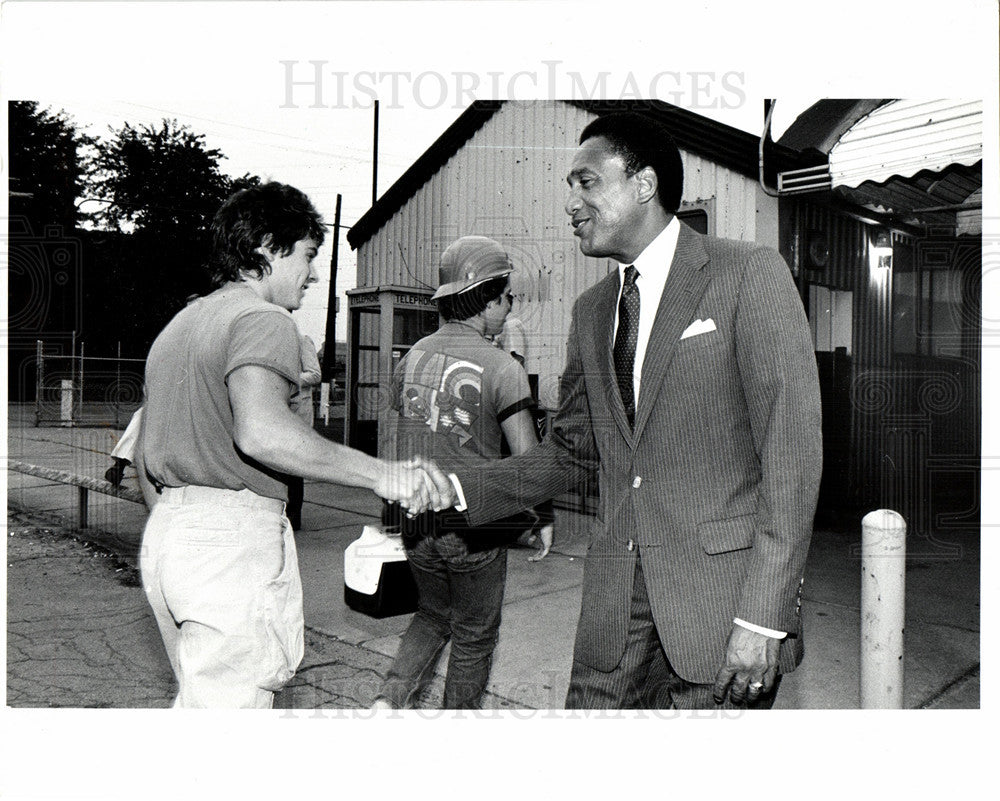 1986 Press Photo William Lucas  Mayor - Historic Images