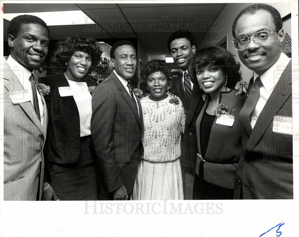 1984 Press Photo William Lucas Wayne County executive - Historic Images