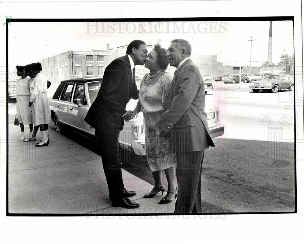 1986 Press Photo William Lucas Wayne County executive - Historic Images