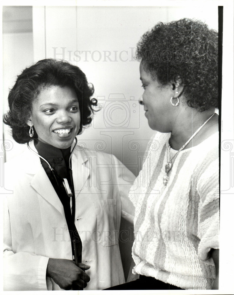 1986 Press Photo Dr. Stephenie Lucas, Doctor - Historic Images