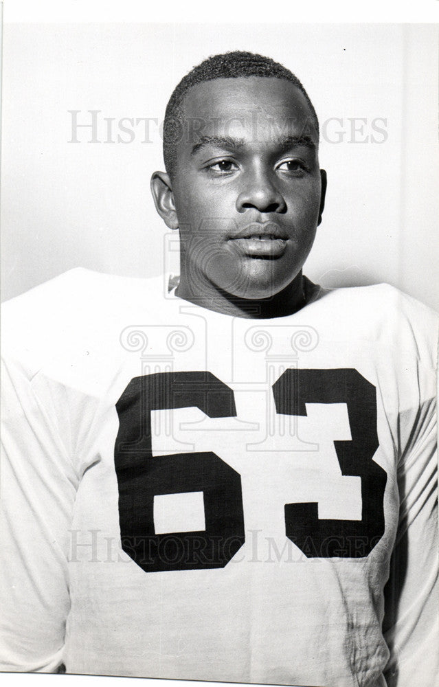 1961 Press Photo Harold Lomas American FootBall Player - Historic Images